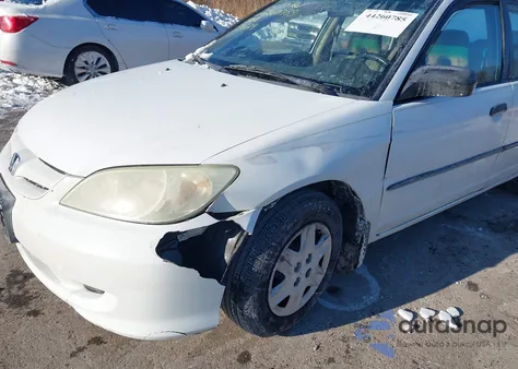2005 Honda Civic Vp z USA, uszkodzony, nr VIN 2HGES164X5H570432